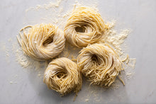 Load image into Gallery viewer, Fresh handmade Spaghetti pasta close-up